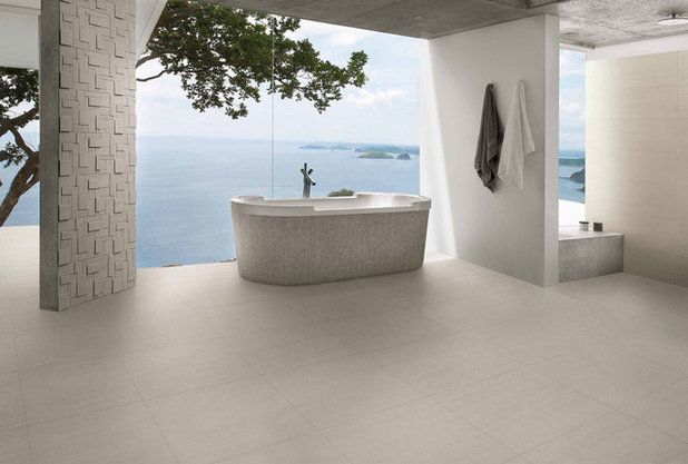 Contemporary Bathroom by Tile Space New Zealand