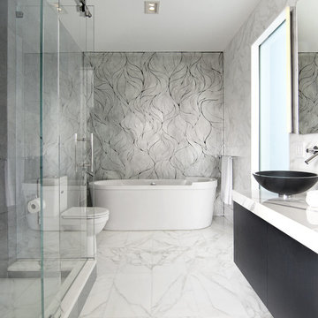 Calacatta Gold Bath by EPC Management