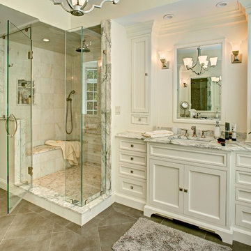 Calacatta Manhattan Marble Bathroom