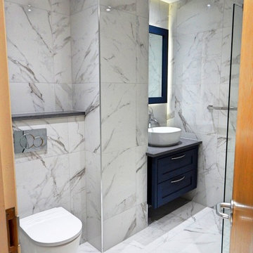Calacatta Marble Bathroom