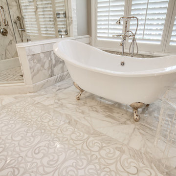 Calacatta Marble Master Bath