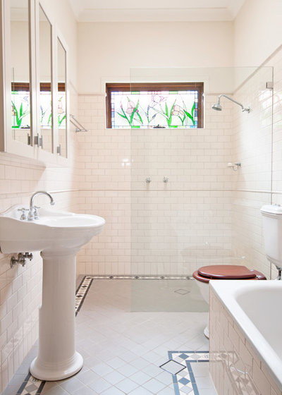 American Traditional Bathroom by Luisa Volpato Interiors