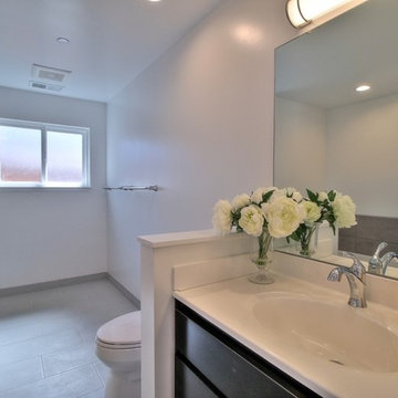 Campbell Contemporary Bathroom Remodel - Guest Bathroom