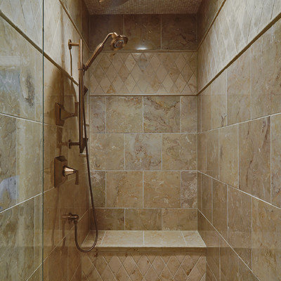Example of a classic mosaic tile bathroom design in Nashville