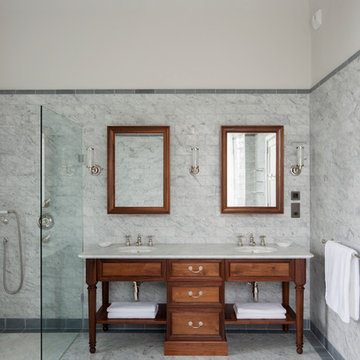 Cararra Marble Bathroom