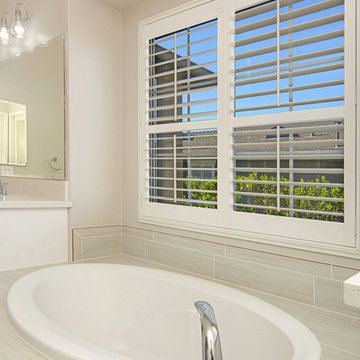 Built In Soaking Tub in Master Bathroom Remodel