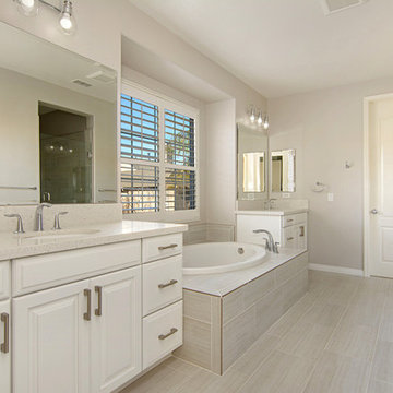 Master Bathroom Remodel With His and Hers Vanities
