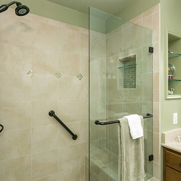 Carlsbad Master Shower with Oil Rubbed Bronze Fixtures