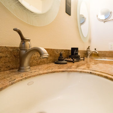 Master Bathroom Vanity with Quartz Tops