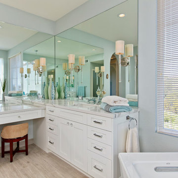 Carlsbad White Shaker Contemporary Bath