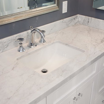 Carrara Marble Bathroom