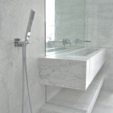 Carrara Marble Shower room