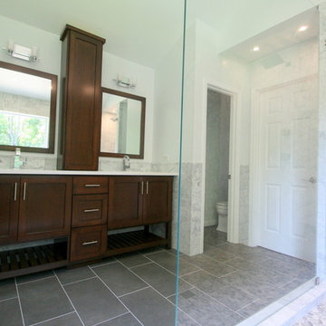 Carrara Stone Bathroom Remodel