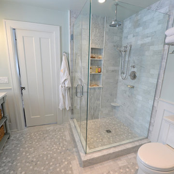 Carrera Marble Bathroom - Photos & Ideas | Houzz