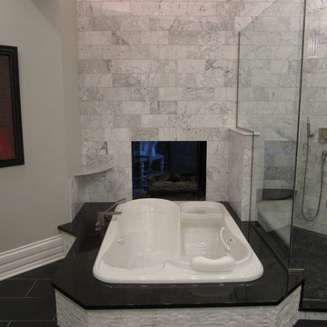 Carrera Marble Master Bath suite