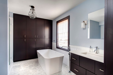 Inspiration for a contemporary bathroom remodel in Richmond