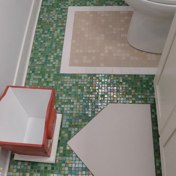 Case Design/Remodeling Inc. Washington Nationals bathroom remodel