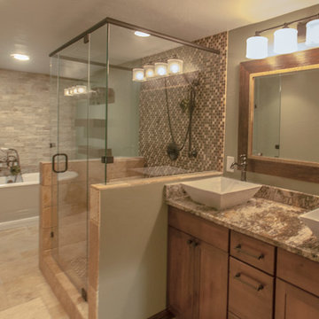 Castle Pines Rustic Finished Basement