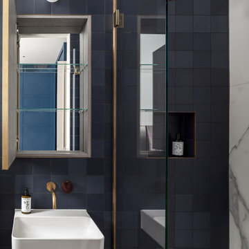 Royal Blue Bathroom Tiles