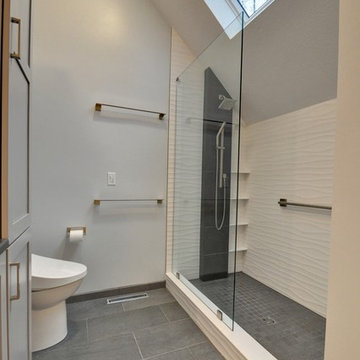 Cedar Hollow West Lafayette Contemporary Bathroom Remodel