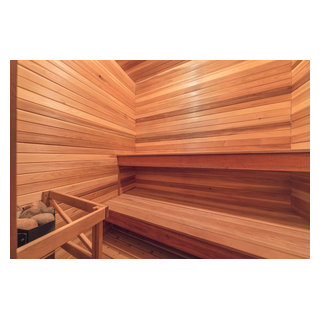 Cedar Sauna: an indoor retreat - Rustic - Bathroom - Vancouver - by Bercum  Builders Inc. | Houzz