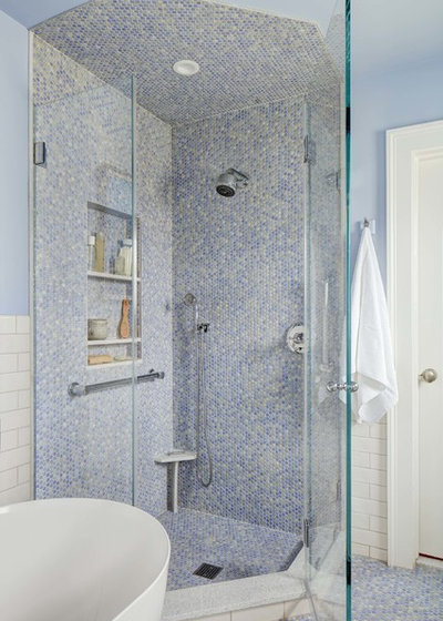 Fusion Bathroom by Tracey Stephens Interior Design Inc