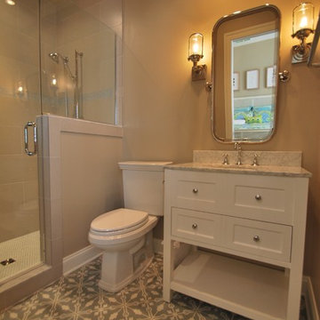 Cement Tile Guest Bath
