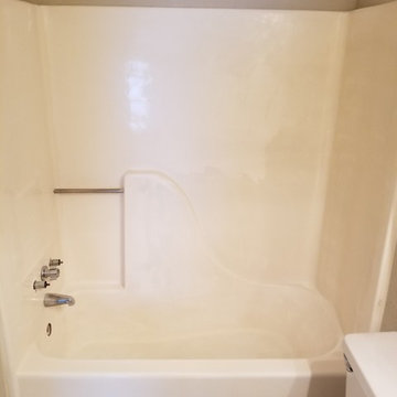 Changing the color of a shower/tub combo