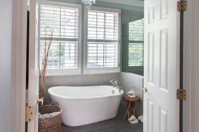 Inspiration for a transitional bathroom remodel in DC Metro