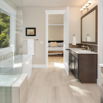 Charleston Design on Mercer Island | Master Bathroom