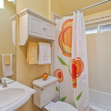 Transitional Bathroom by Seattle Staged to Sell and Design LLC
