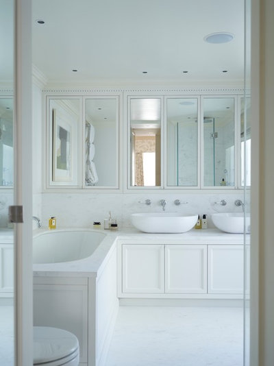 Transitional Bathroom by Thorp Design