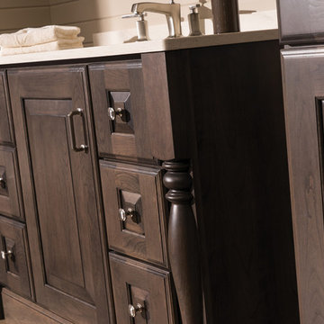 Cherished Traditional Cherry Bathroom Collection: Furniture Vanity