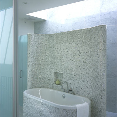 Trendy mosaic tile bathroom photo in San Francisco