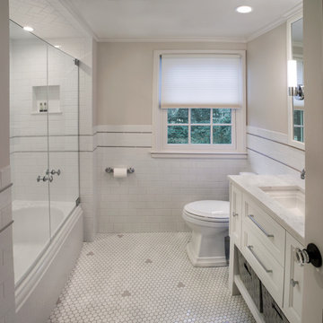 Chic Guest Bathroom Renovation in Morristown