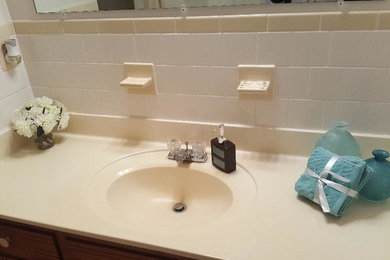 This is an example of a medium sized bathroom in Richmond.