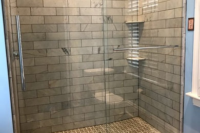 Bathroom - modern bathroom idea in Richmond