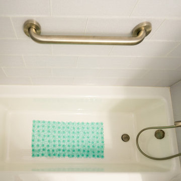 Clairemont Shower Tub Comb in Bathroom Remodel