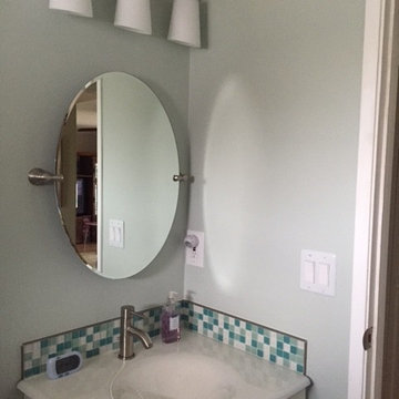 Clairemont Bathroom Remodel with 3 Light Bar