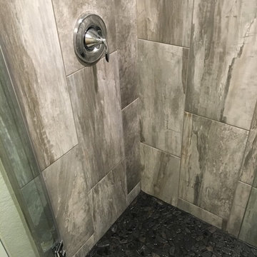 Claremont, CA - Eclectic Guest Bathroom Remodel