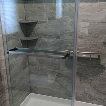 Clarence- Gray Bathroom Remodel