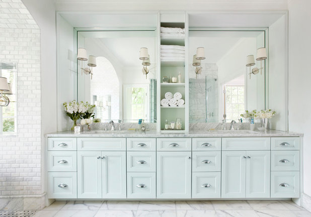 American Traditional Bathroom by Mark Williams Design