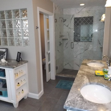 Classic Chantilly Bathroom Remodel with Rogue Valley Interior Doors