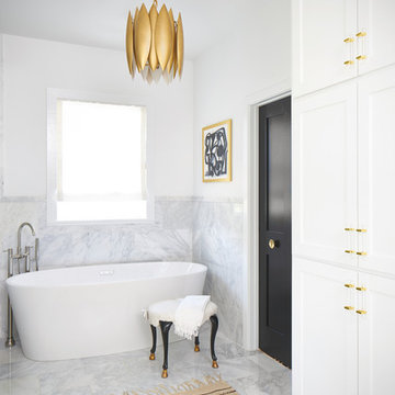 Classic Eclectic Hyde Park Master Bathroom