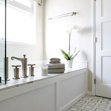 Classic Gray & White Bathroom