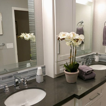 Classic Gray and White Bathroom Update