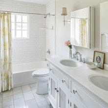 Traditional Bathroom by White + Gold Design