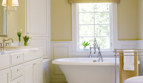Bathed in Color: Favorite Yellows and Golds for the Bath