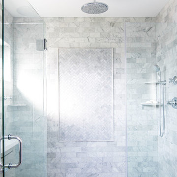 Classic White, Marble, Master Bathroom