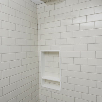 Classic White Subway Shower